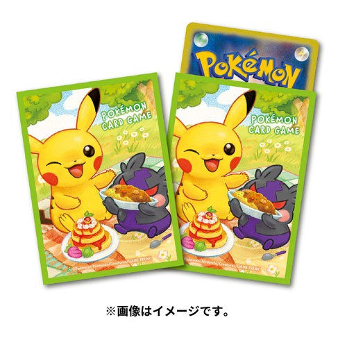 [9343228] Pokemon Card Game Deck Shield - Pikachu and Morpeko