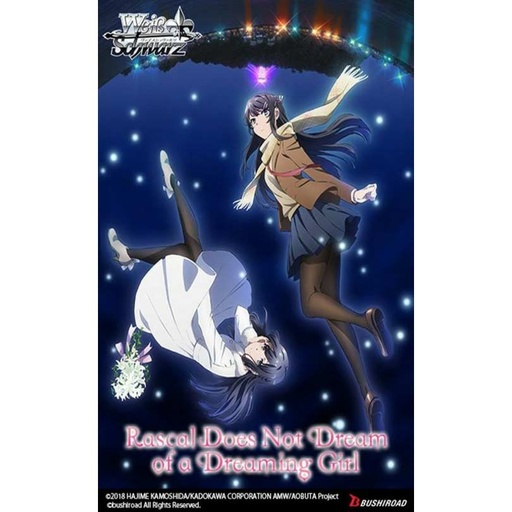 [9407485] (PO) Weiss Schwarz WS Rascal Does Not Dream of a Dreaming Girl Booster (Eng) [BOX]