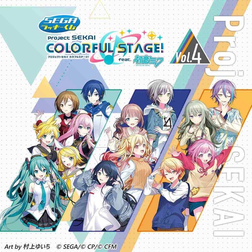 [9543214] SEGA Lucky Kuji Project SEKAI Colorful Stage! feat. Hatsune Miku Vol.4 (Full ctn of 79 tickets)