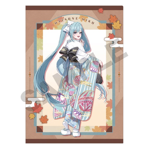 [1272830] (PO) Hatsune Miku Single Clear File Hatsune Miku Furimuki
