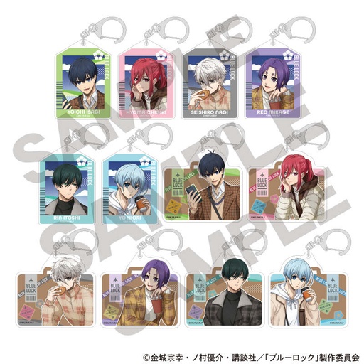 [1276821] (PO) Blue Lock Trading Acrylic Key Chain Travel [BOX]