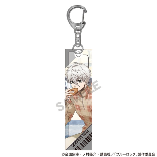 [1276920] (PO) Blue Lock Acrylic Stick Key Chain Nagi Seishiro Travel