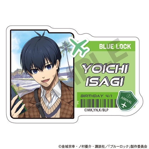 [1276968] (PO) Blue Lock Acrylic Name Badge Isagi Yoichi Travel