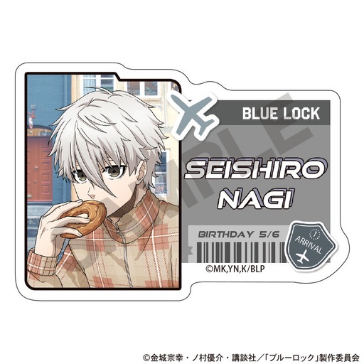 [1276982] (PO) Blue Lock Acrylic Name Badge Nagi Seishiro Travel
