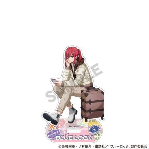 [1277033] (PO) Blue Lock Acrylic Stand Chigiri Hyoma Travel