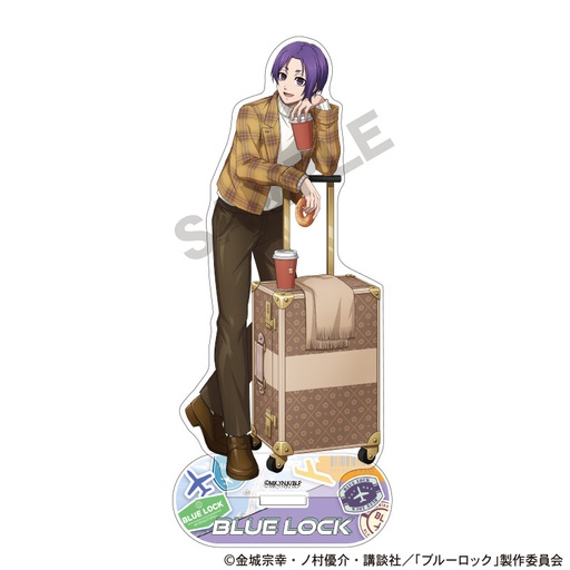 [1277057] (PO) Blue Lock Acrylic Stand Mikage Reo Travel