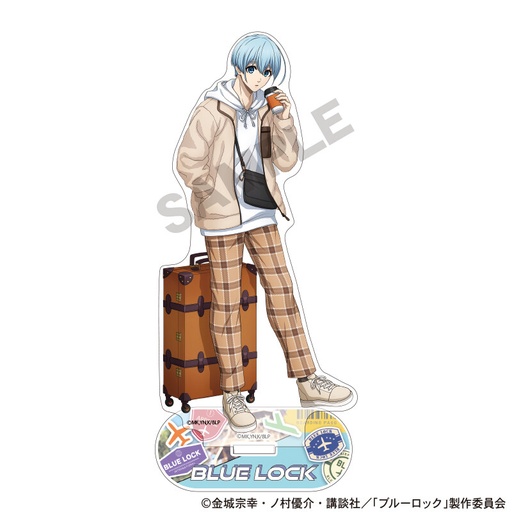 [1277071] (PO) Blue Lock Acrylic Stand Hiori Yo Travel