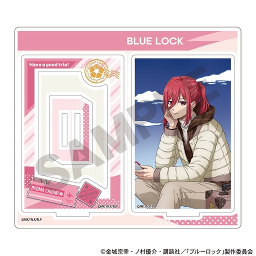 [1277095] (PO) Blue Lock Frame Acrylic Stand Chigiri Hyoma Travel