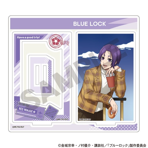 [1277118] (PO) Blue Lock Frame Acrylic Stand Mikage Reo Travel
