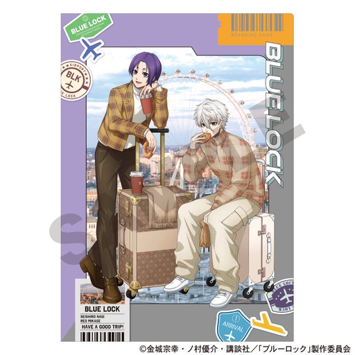 [1277361] (PO) Blue Lock Single Clear File Nagi Seishiro & Mikage Reo Travel
