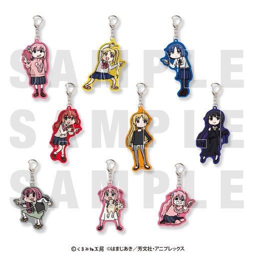 [1290132] (PO) Bocchi the Rock! x kumamine Trading Acrylic Key Chain [BOX]