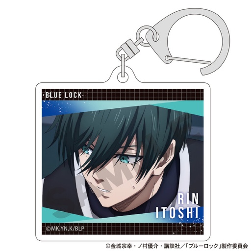 [1292623] (PO) Blue Lock Acrylic Key Chain Itoshi Rin Scenes