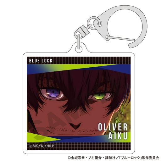 [1292647] (PO) Blue Lock Acrylic Key Chain Oliver Aiku Scenes