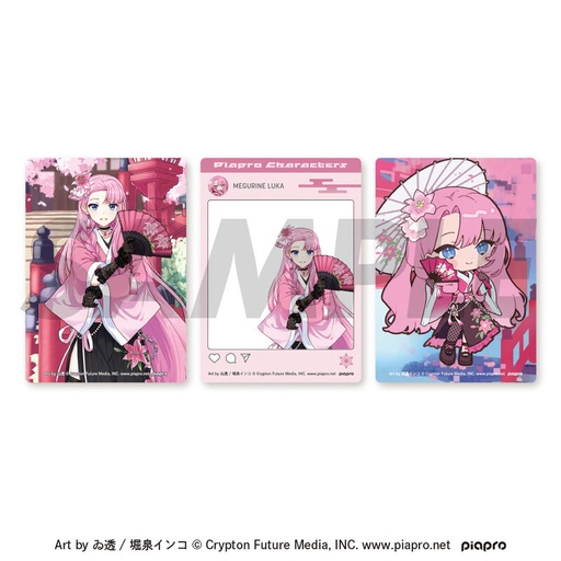 [1301265] (PO) Piapro Characters -Japunk Style- Hologram Clear Card Set Megurine Luka