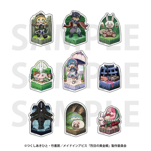 [1302576] (PO) Made in Abyss: The Golden City of the Scorching Sun Die-cut Sticker Set Pixel Art