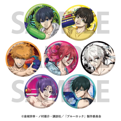 [1304464] (PO) Hakone Kowakien Yunessun x Blue Lock Trading Can Badge [BOX]