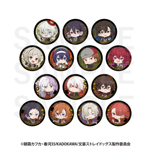 [1305157] (PO) Bungo Stray Dogs x RED TOKYO TOWER Trading Mini Character Can Badge [BOX]