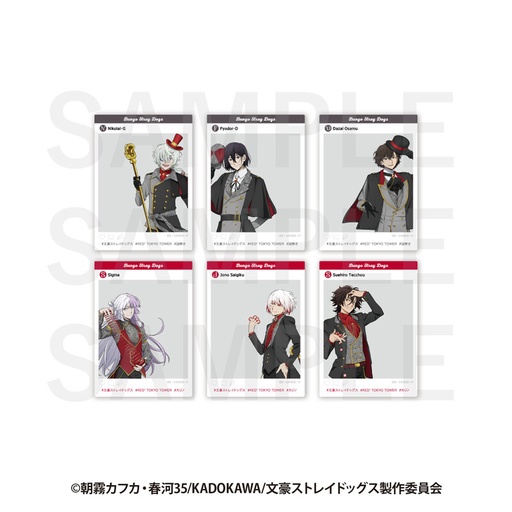 [1305164] (PO) Bungo Stray Dogs x RED TOKYO TOWER Trading SNS Style Clear Card [BOX]