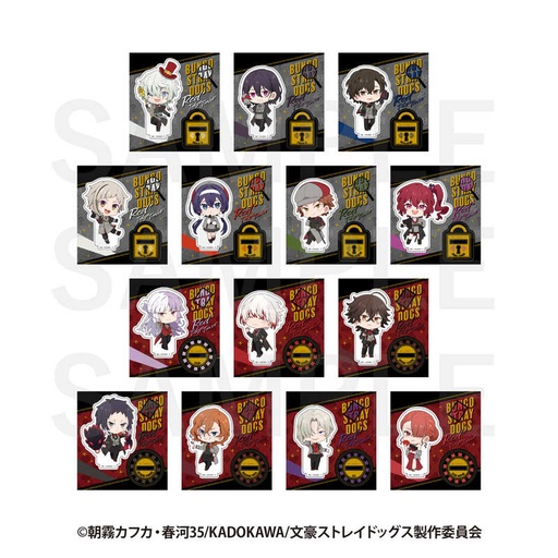 [1305171] (PO) Bungo Stray Dogs x RED TOKYO TOWER Trading Mini Character Acrylic Stand [BOX]