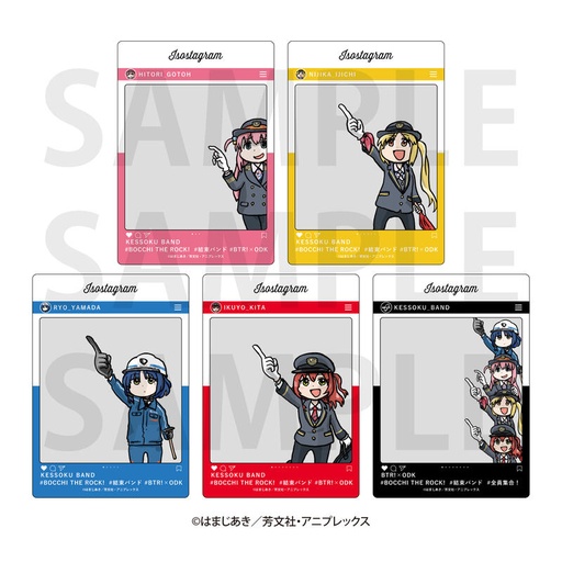 [1308141] (PO) Bocchi the Rock! x Odakyu Electric Railway Trading Isosta Clear Card [BOX]