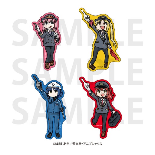[1308189] (PO) Bocchi the Rock! x Odakyu Electric Railway Die-cut Sticker Set