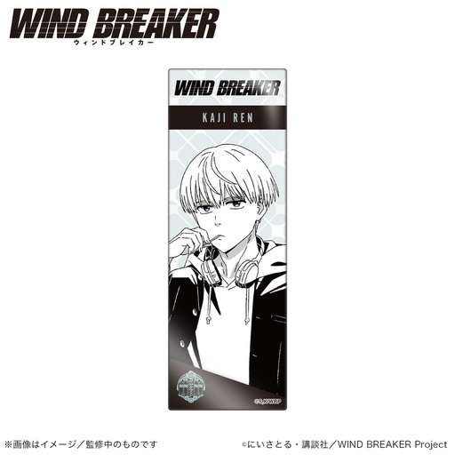 [1346285] (PO) Wind Breaker Long Can Badge Stand (Vertical) Kaji Ren