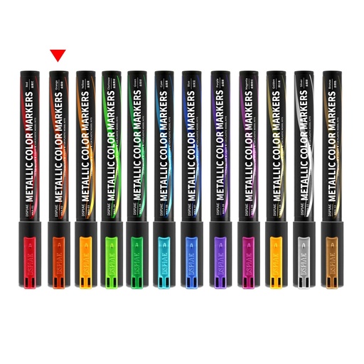 [5565191] Dspiae Soft Tipped Metallic Color Markers MKA 02 Metallic Orange