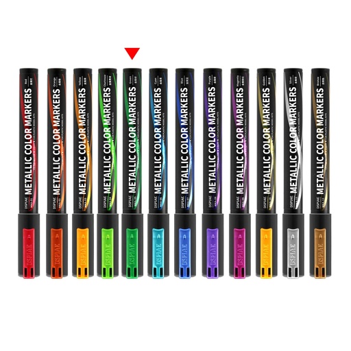 [5565221] Dspiae Soft Tipped Metallic Color Markers MKA 05 Metallic Green
