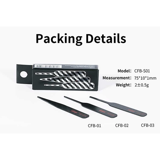 [5567515] DSPIAE CFB-01 lrregular Carbon Fibre Sanding Stick