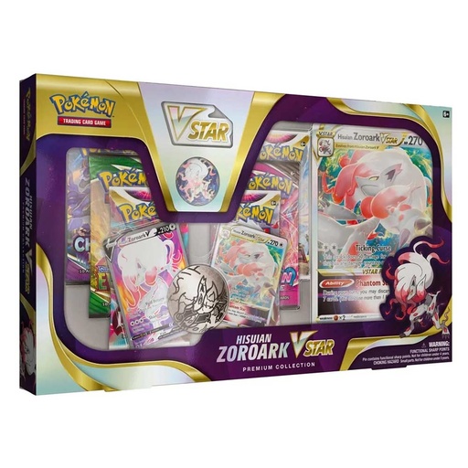 [850844] Pokemon TCG: Hisuian Zoroark Vstar Premium Collection