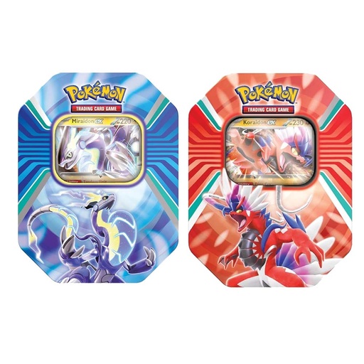 [852886] Pokemon TCG Paldea Legends Tin Koraidon/Miraidon
