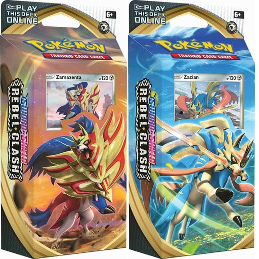 [820650806896] Pokemon TCG: Tag Sword & Shield Rebel Clash Theme Deck