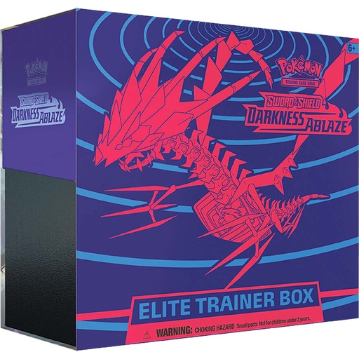 [820650807312] Pokemon TCG: Tag Sword & Shield SS3 Darkness Ablaze Elite Trainer Box (eng)