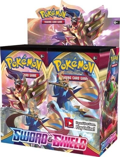 [820650816512] Pokemon Sun & Moon TCG SS1 Sword & Shield Booster