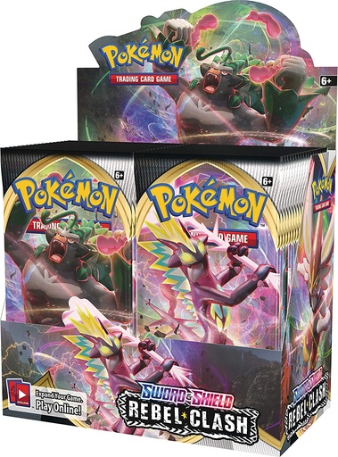 [820650816819] Pokemon TCG: Tag Sword & Shield Rebel Clash Booster (Box)