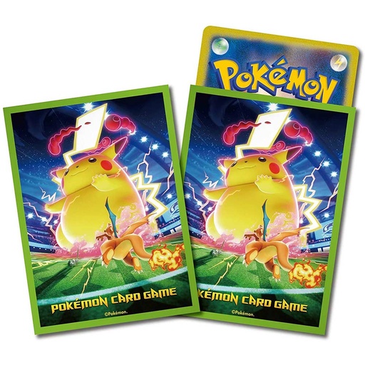 [4521329305745] Pokemon Sword & Shield Sleeves - Gigantamax Pikachu