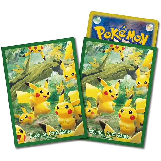 [4521329305769] Pokemon Sword & Shield Sleeves - Pikachu Forest
