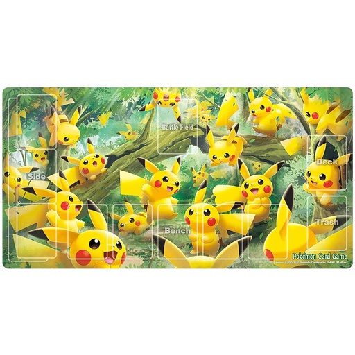 [4521329305783] Pokemon Sword & Shield Rubber Playmat - Pikachu Forest