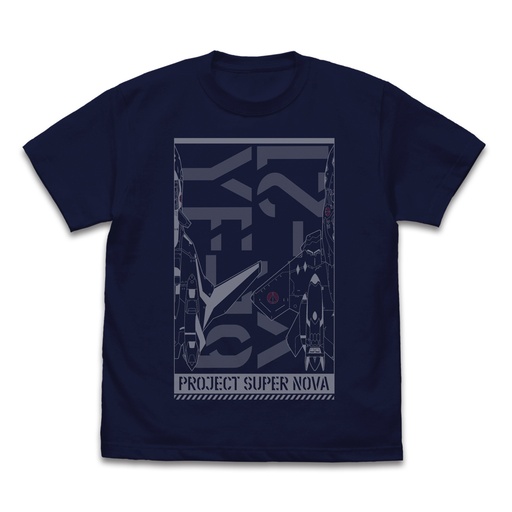 [0185578] (PO) Macross Plus YF-19 YF-21 T-Shirt Navy (L)