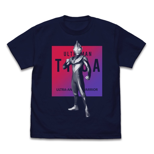 [0219471] (PO) Ultraman Tiga T-Shirt Navy (M)