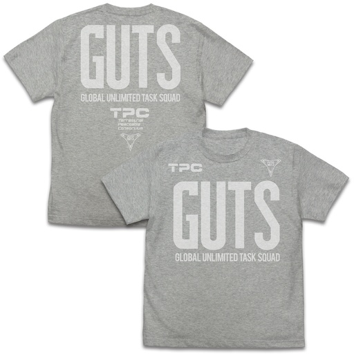 [0219563] (PO) Ultraman Tiga GUTS T-Shirt Mix Grey (L)