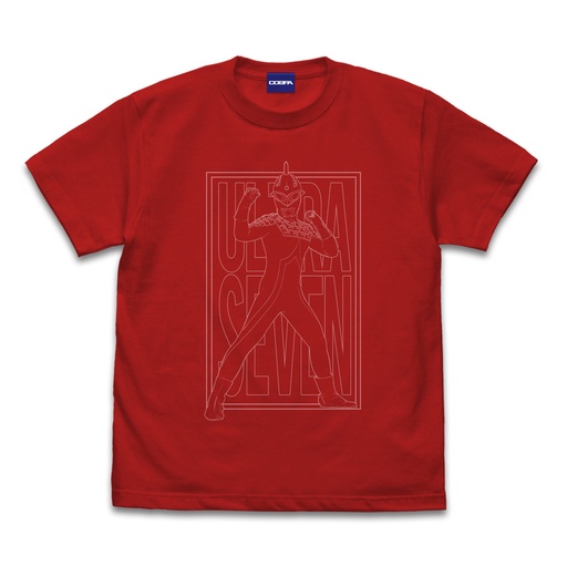 [0262804] (PO) Ultra Seven Ultra Seven Illust Touch T-Shirt Red (L)