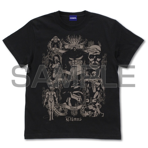 [0244497] (PO) Attack on Titan Nine Titans T-Shirt Black (XL)