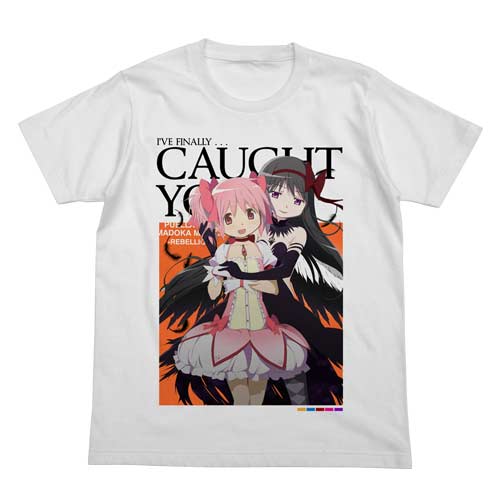 [4580546] (PO) Puella Magi Madoka Magica The Movie Part 3: Rebellion Madoka & Homura Full Color T-Shirt White (L)