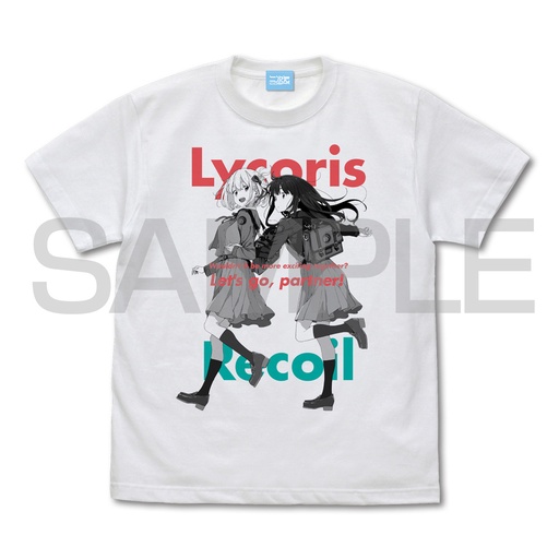 [0257787] (PO) Lycoris Recoil Chisato & Takina T-Shirt White (S)