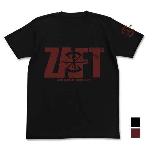 [0060752] (PO) Mobile Suit Gundam SEED Z.A.F.T Logo T-Shirt Black (S)