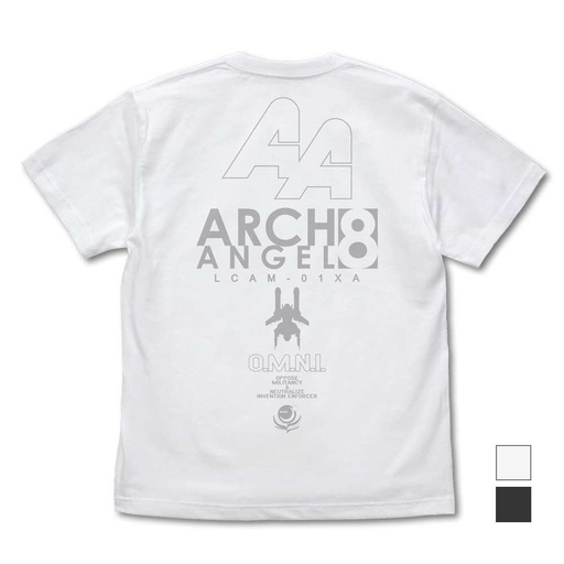 [0225878] (PO) Mobile Suit Gundam SEED O.M.N.I.Enforcer the 8th Assault Ship Archangel T-Shirt White (S)