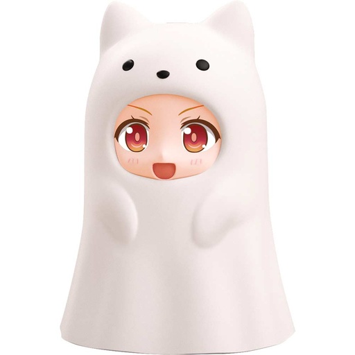 [0170803] (PO) Nendoroid More Kigurumi Face Parts Case Ghost Cat (White)
