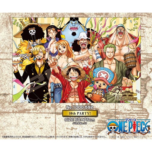 [1515560] (PO) One Piece Jigsaw Puzzle 1000 Piece 1000-592 10th Party!