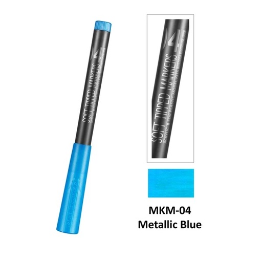 [5561124] Dspiae Soft Tipped Markers 04 Metallic Blue